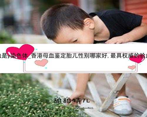 怀孕香港验血是y染色体_香港母血鉴定胎儿性别哪家好,最具权威的验血机构是哪